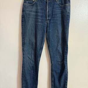 AGOLDE Nico Rise straight Fit Jean Button Fly Size 30